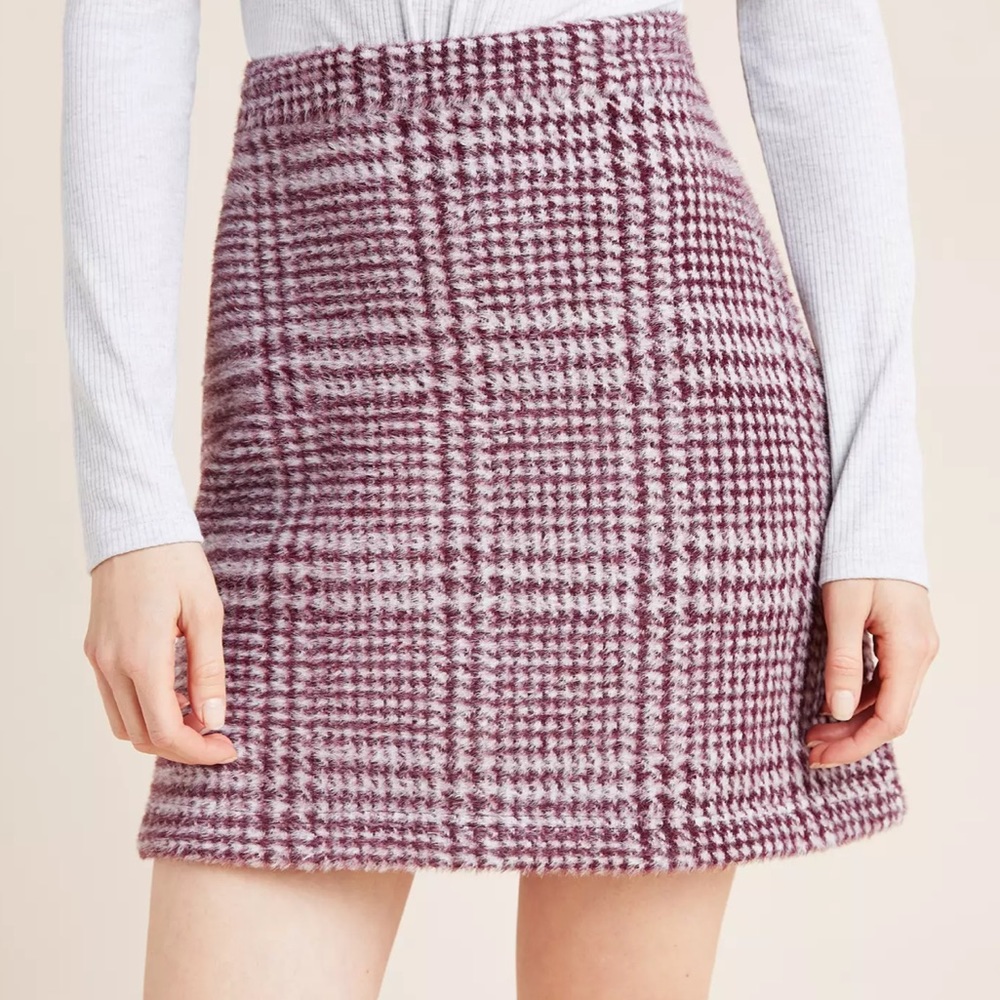 Anthropologie Maeve Gregoria Textured Mini Skirt
